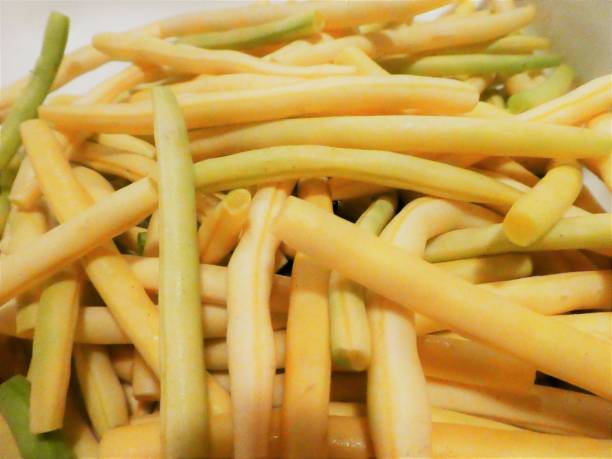 istock Nearly Harvested Yellow Garden Beans 1266975017
