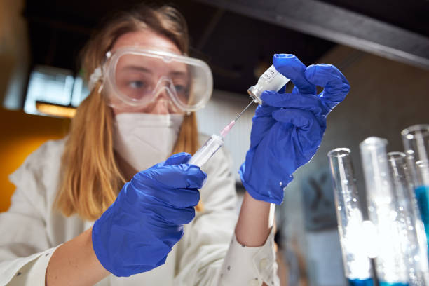 istock She worked so hard to discover a vaccine for COVID-19, and this is first probe 1266981347