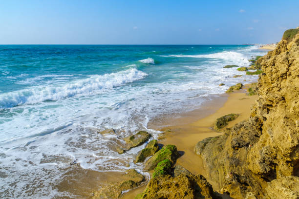 istock Mediterranean beach of Ashkelon National Park 1266985004