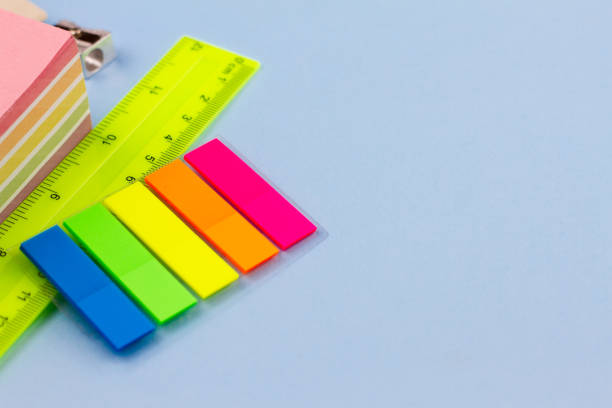 istock Stickers with accessories on a blue background. 1266997694