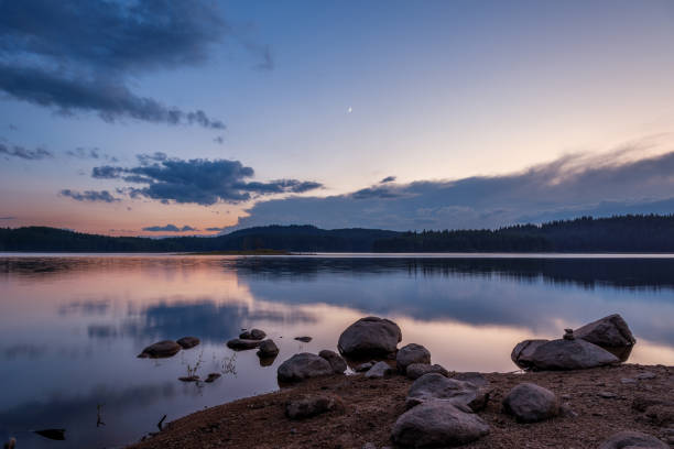 istock Sunrise over dam Shiroka polyana 1267000037