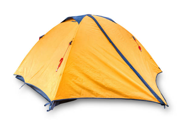 観光テント分離 - tent camping dome tent single object ストックフォトと画像