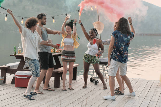 istock Summer party on a pier 1267002800