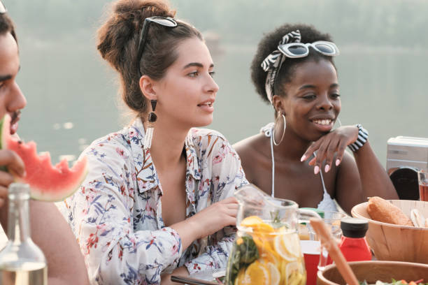 istock Women drinking at the table 1267003886