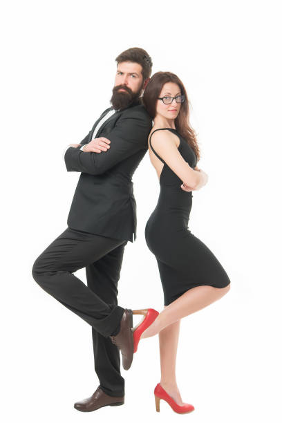 istock This is our evening. Romantic date. Couples bucket list. Romantic couple wear formal clothes. Man and woman elegant dressed ready for night out. Celebrate anniversary. Confident couple going to party 1267006607