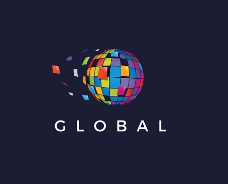 global vector icon stock illustration