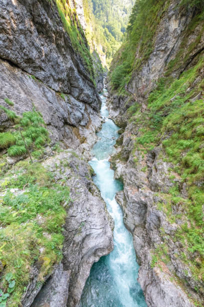 Lammerklamm ravine, Oberscheffau, Salzburg, Austria stock photo