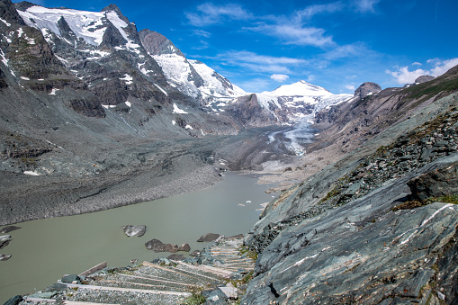 The longest glacier in Austria and in the Eastern Alps. It lies within the Glockner Group of the High Tauern mountain range in Carinthia, directly beneath Austria's highest mountain, the Grossglockner