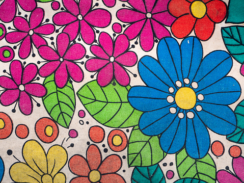 vintage floral pattern wallpaper texture background