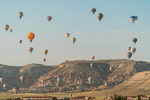 Balloon flights over Cappadocia Turkey May 2019
