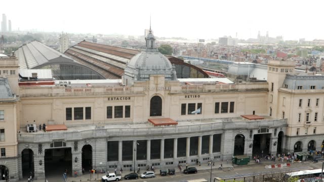 Buenos Aires Retiro train station elevated view
