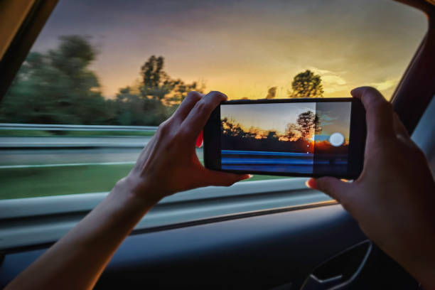 istock Taking photo on a road trip 1267034736