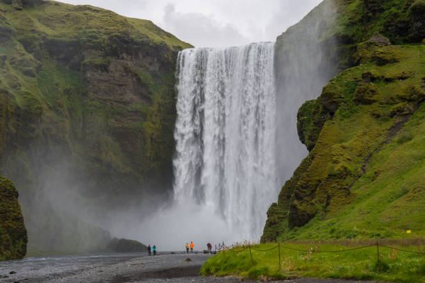 istock Skogafoss waterfall in south Iceland 1267041613