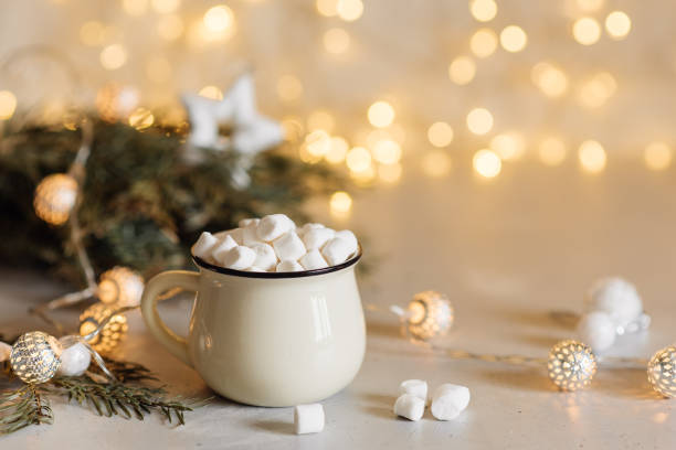 istock Set with white mug for mockup. The mug with the christmas decorations. 1267047521