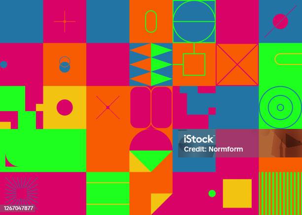 Horizontal Abstract Pattern Horizontal Abstract Vector Pattern Design Stock Illustration - Download ...
