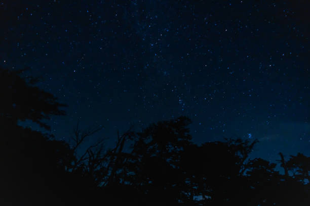 istock starry sky from mountain in japan 1267048242