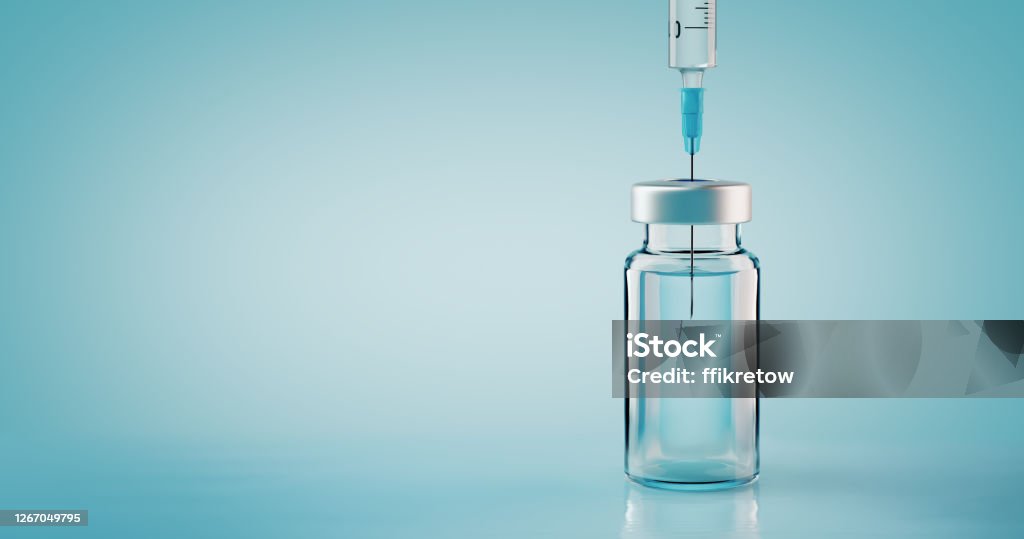 Vaccination or drug concept image Vaccination or drug concept image - panoramic banner Vaccination Stock Photo