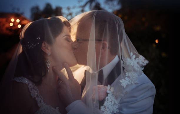 istock Our second kiss after the wedding ceremony 1267055820
