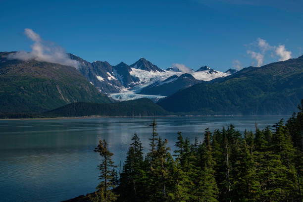 istock Distant view of glaciers in Alaska 1267056675