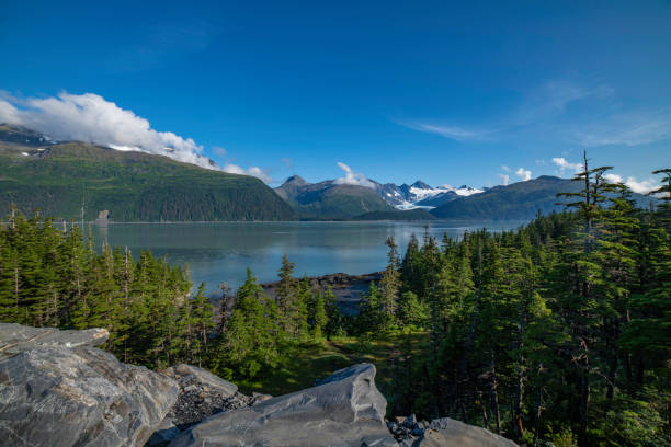 istock Distant view of glaciers in Alaska 1267056802