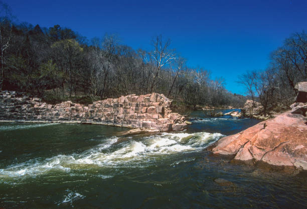 istock Silver Mines Rec Area - Dam at River Level - 2004 1267058587