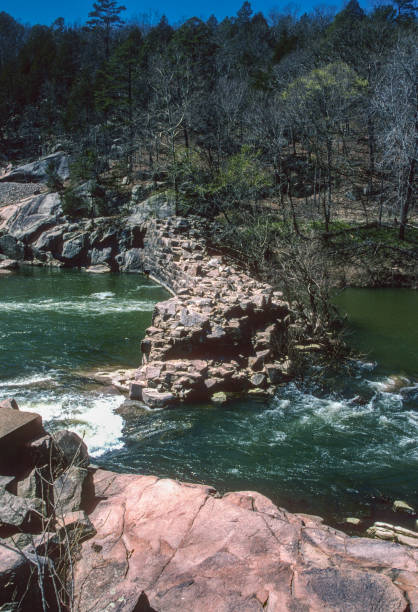 istock Silver Mines Rec Area - St. Francis River Dam Vertical - 2004 1267058649