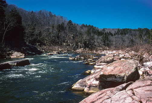 Silver Mines Rec Area - St. Francis River Wide View - 2004