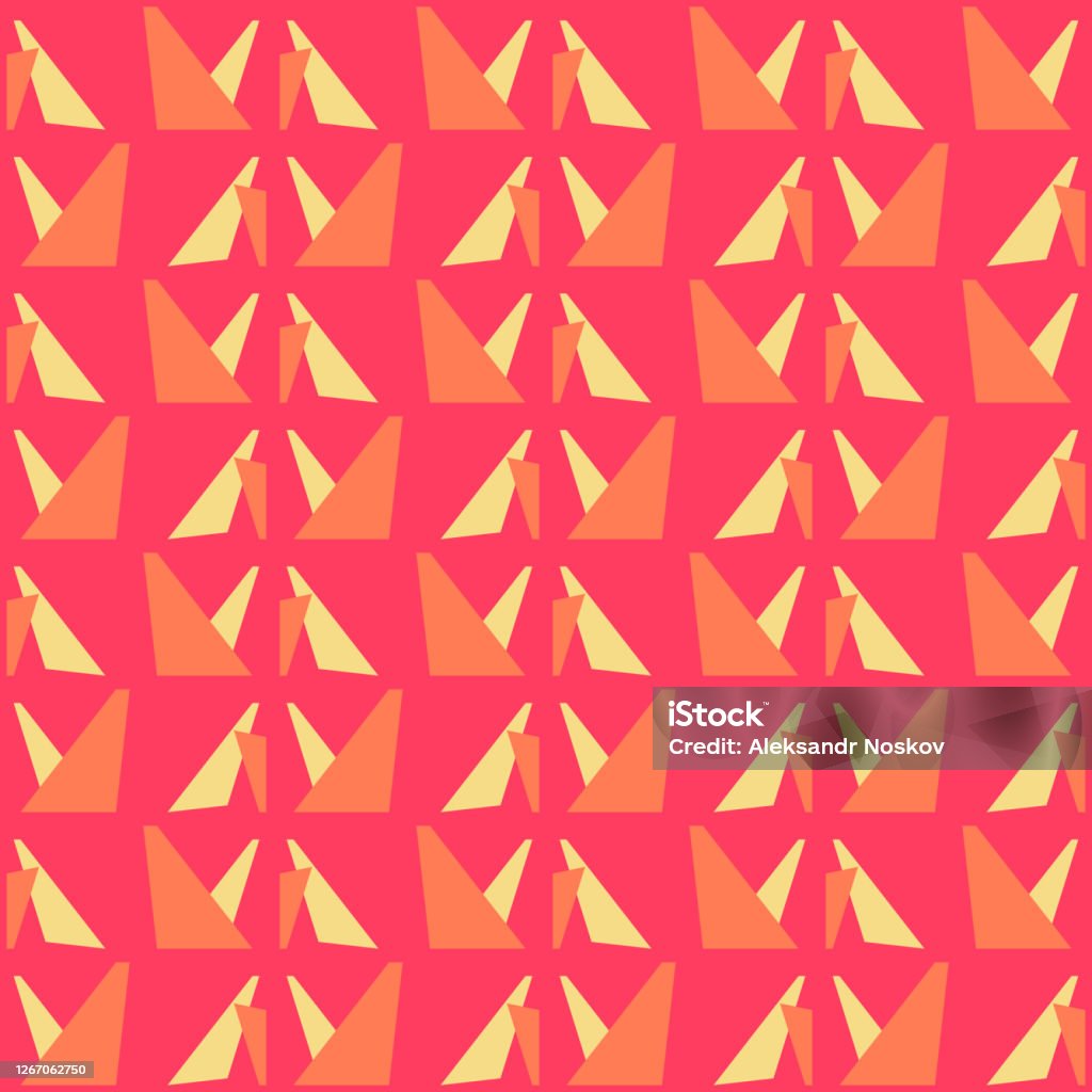 Geometric Angular Pattern Simple Angular Geometric Pattern Make Any Surface Attractive Stock ...