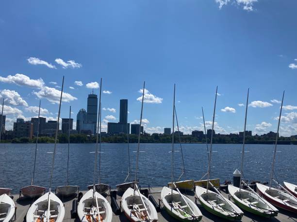 istock Boston Skyline and Boats on a Lovely Day 1267067084