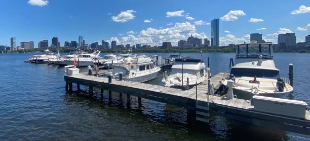 istock Boston Skyline and Boats on a Lovely Day 1267067112