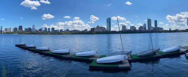 istock Boston Skyline and Boats on a Lovely Day 1267067129