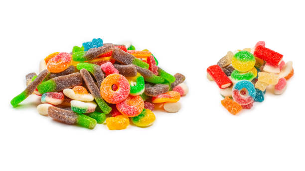istock Assorted gummy candies. Top view. Jelly  sweets. 1267074799