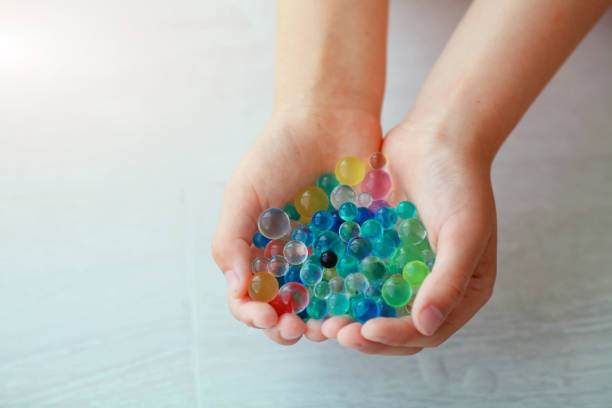 istock Decoration with hydrogel water balls - orbeez. 1267083982