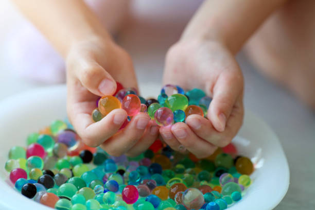 украшение гидрогель воды шары - orbeez. - a beads стоковые фото и изображения