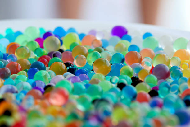 istock Decoration with hydrogel water balls - orbeez. 1267083996