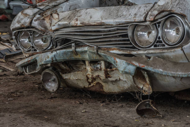 istock white accident car front detail 1267086977