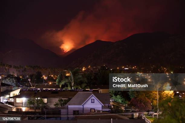 California Wildfire Stock Photo - Download Image Now - Forest Fire, California, Fire - Natural Phenomenon