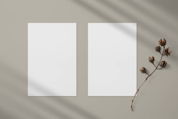 istock Postcard & Invitation card mockup template 1267101645