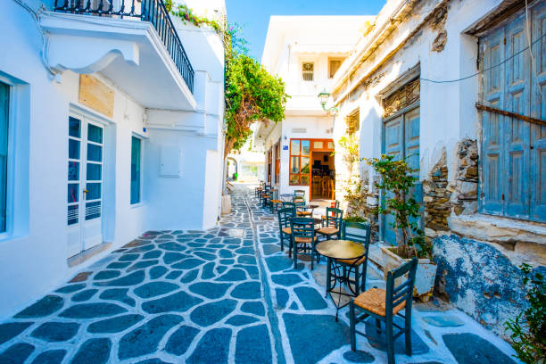 istock View of old architecture and restaurant place 1267101696