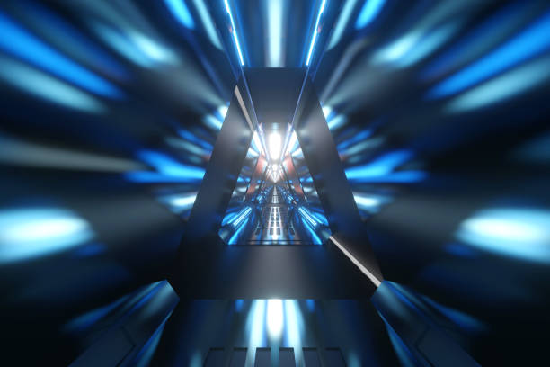 istock A Hallway of a spaceship or space station 1267111462