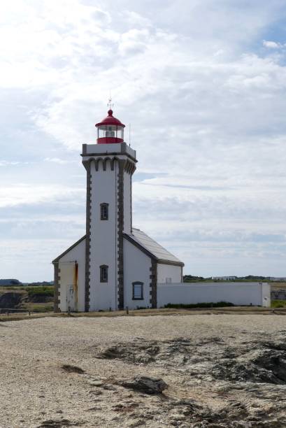 istock Big Lighthouse in Belle Island on the hill 1267112448