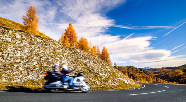 istock motorbikes at the european alps 1267112536