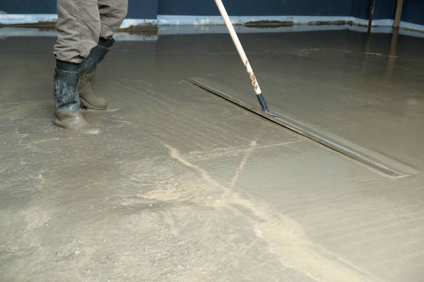 istock builders poured concrete at the construction site 1267115748