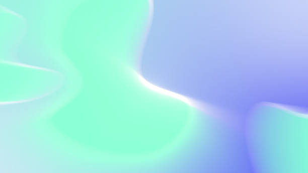 istock Growing and splitting organic vivid light blue liquid bubbles like cells, bacterias, nuclear waste, toxic waste, contamination, science, medical and health 1267132072
