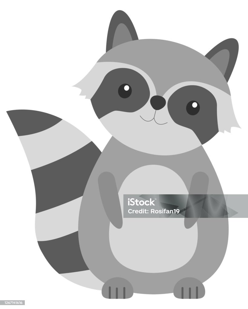 Raccoon Animal Stock Illustration - Download Image Now - Raccoon, Clip Art,  Animal - iStock