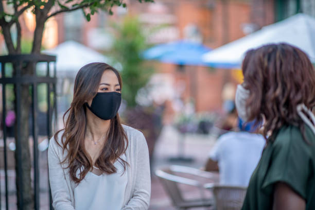 istock Masked friends in the city 1267144745