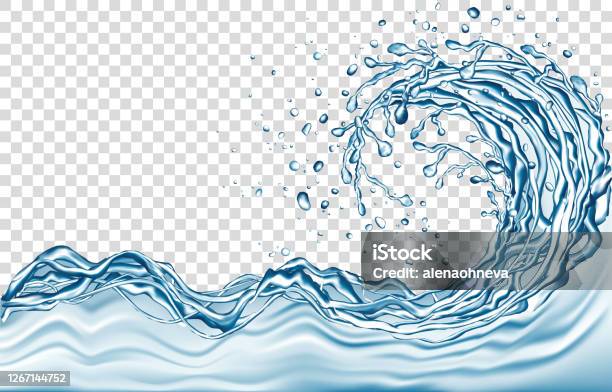 Water Splash And Drops Isolated On Transparent Background Stock  Illustration - Download Image Now - iStock