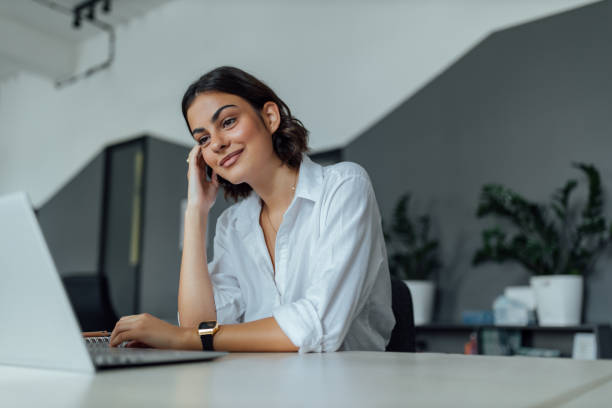 istock Girl watching one video over the laptop. 1267148516