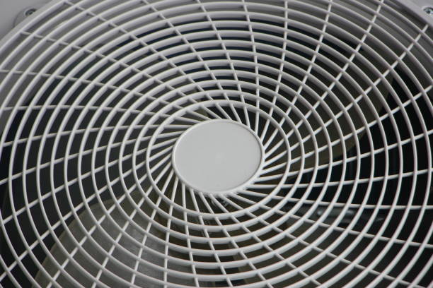 istock The picture is ventilation fan. Ventilation fan is spinning 1267148582