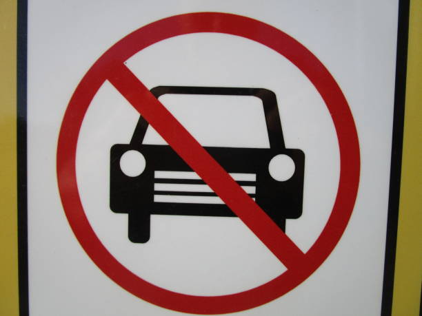istock No Cars Allowed Sign 1267151210